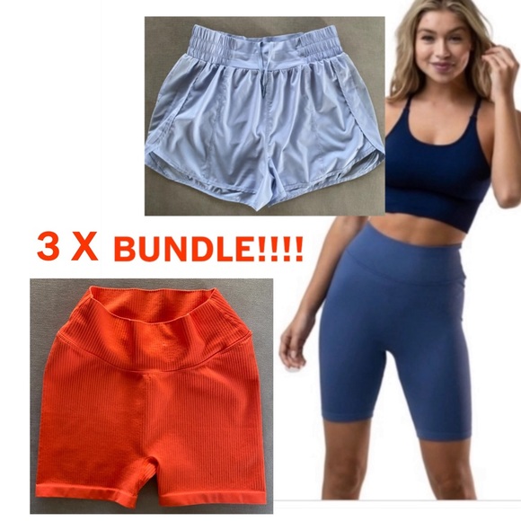 Balance Athletica Pants - Balance Athletica 🚨3 PIECE BUNDLE🚨 SWIFT SHORT + LINEAR RIDER SHORT + more